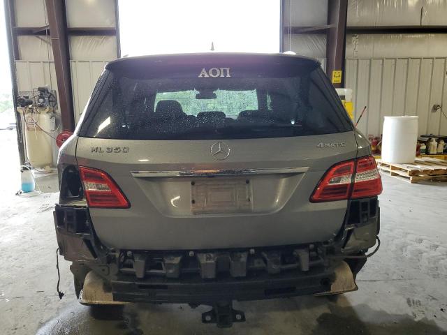 4JGDA5HB1EA306106 - 2014 MERCEDES-BENZ ML 350 4MATIC GRAY photo 6