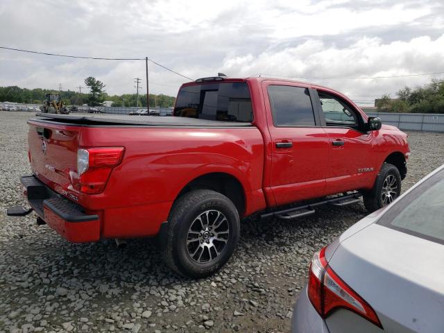 1N6AA1EC6NN106292 - 2022 NISSAN TITAN S RED photo 3