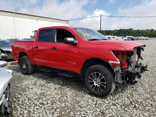 1N6AA1EC6NN106292 - 2022 NISSAN TITAN S RED photo 4