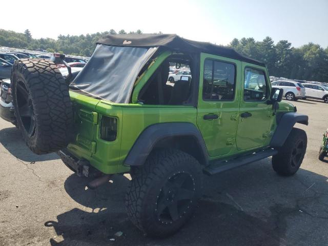 1C4HJXDN5JW263677 - 2018 JEEP WRANGLER U SPORT Жасыл фото 3