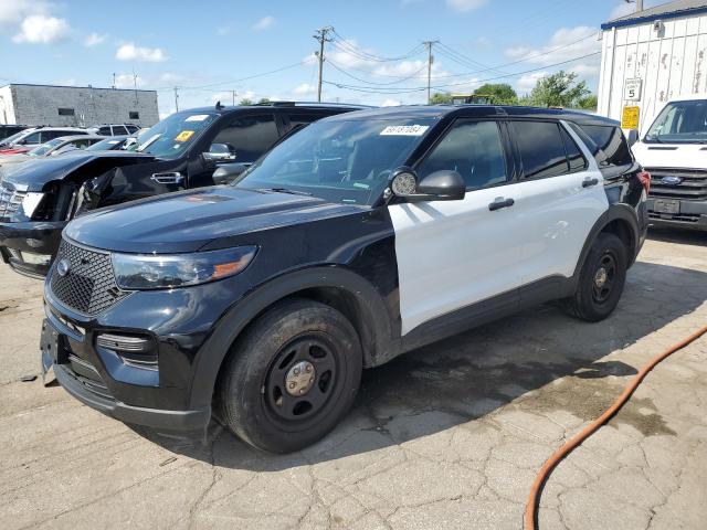 1FM5K8AB8NGB46459 - 2022 FORD EXPLORER POLICE INTERCEPTOR 双色 照片 1