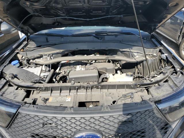 1FM5K8AB8NGB46459 - 2022 FORD EXPLORER POLICE INTERCEPTOR 双色 照片 12