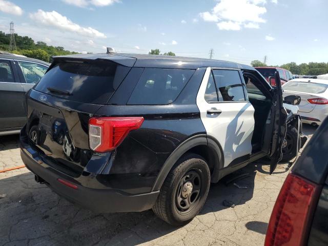 1FM5K8AB8NGB46459 - 2022 FORD EXPLORER POLICE INTERCEPTOR 双色 照片 3