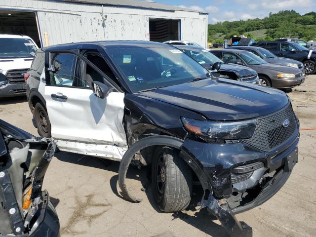 1FM5K8AB8NGB46459 - 2022 FORD EXPLORER POLICE INTERCEPTOR 双色 照片 4