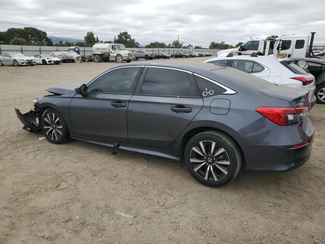 JHMFE1F71NX001001 - 2022 HONDA CIVIC EX GRAY photo 2