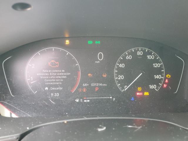 JHMFE1F71NX001001 - 2022 HONDA CIVIC EX GRAY photo 9