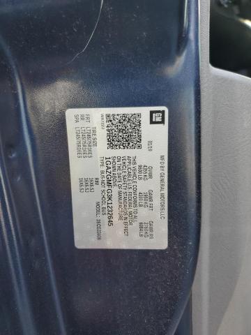 1GAZGMFG3K1232645 - 2019 CHEVROLET EXPRESS G3 LT Blau Foto 13