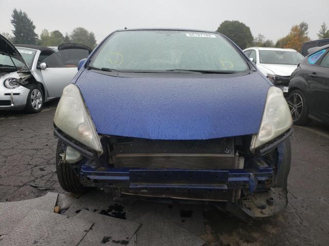 JHMGE88489S026416 - 2009 HONDA FIT SPORT BLUE photo 9