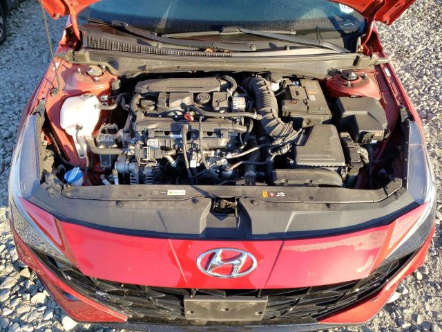 KMHLR4AF7NU266740 - 2022 HYUNDAI ELANTRA N LINE RED photo 11