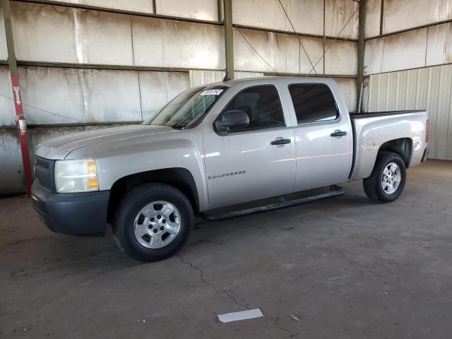 2GCEC13C871676395 - 2007 CHEVROLET SILVERADO C1500 CREW CAB SILVER photo 1