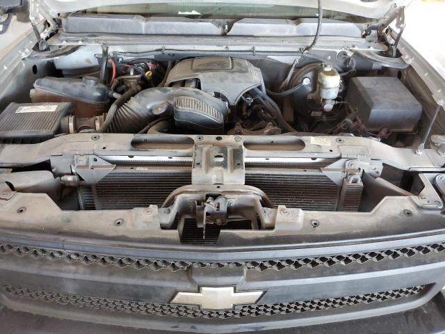 2GCEC13C871676395 - 2007 CHEVROLET SILVERADO C1500 CREW CAB SILVER photo 11