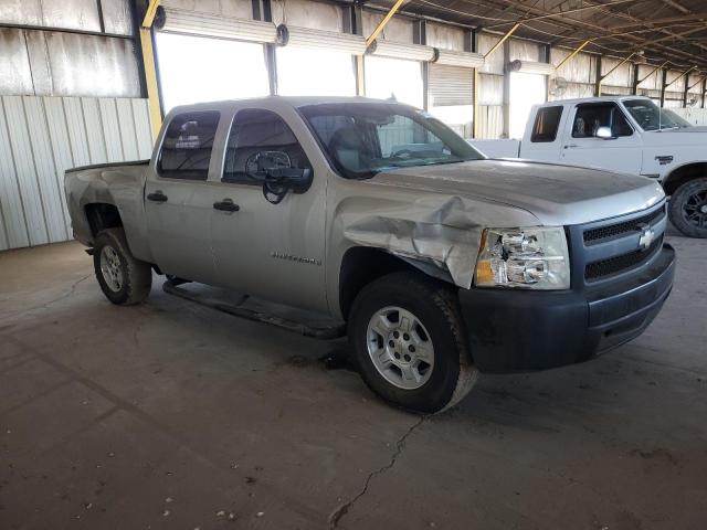 2GCEC13C871676395 - 2007 CHEVROLET SILVERADO C1500 CREW CAB SILVER photo 4