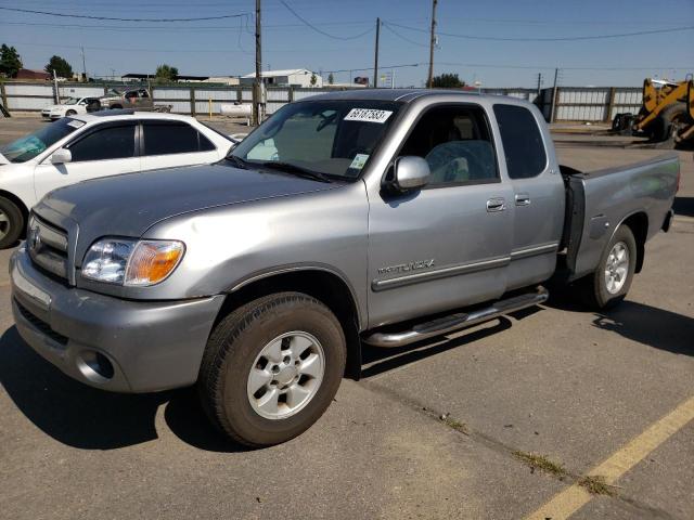 5TBRU34186S481839 - 2006 TOYOTA TUNDRA ACCESS CAB SR5 SILVER photo 1