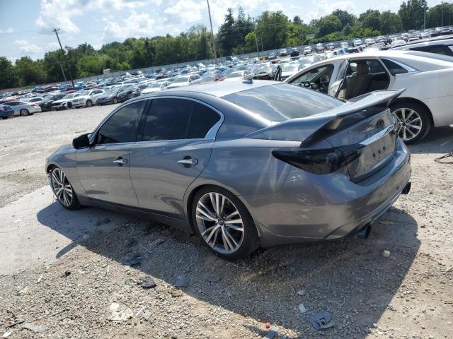 JN1EV7AR2JM437122 - 2018 INFINITI Q50 LUXE SILVER photo 2
