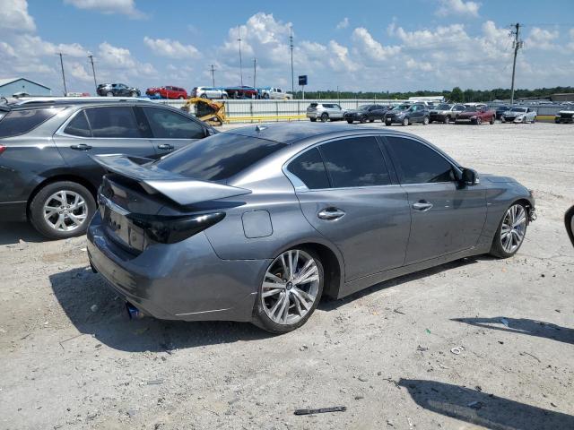 JN1EV7AR2JM437122 - 2018 INFINITI Q50 LUXE SILVER photo 3