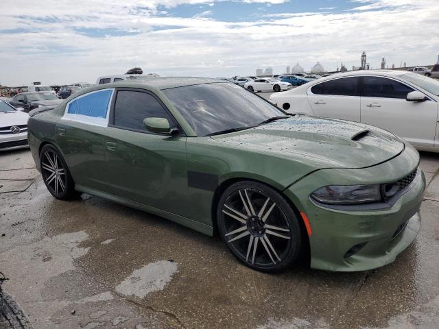 2C3CDXGJ7LH234813 - 2020 DODGE CHARGER SCAT PACK GREEN photo 4