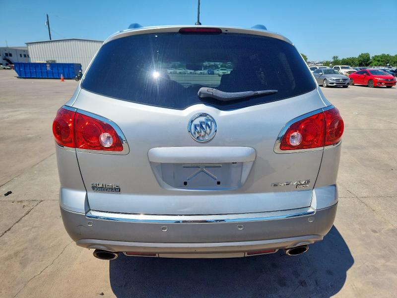 5GALRBED1AJ189782 - 2010 BUICK ENCLAVE CXL SILVER photo 6