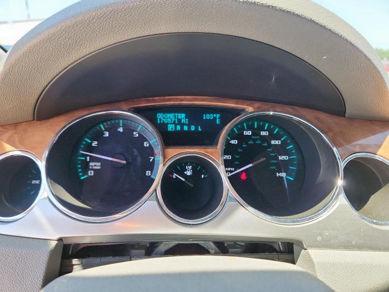 5GALRBED1AJ189782 - 2010 BUICK ENCLAVE CXL SILVER photo 9