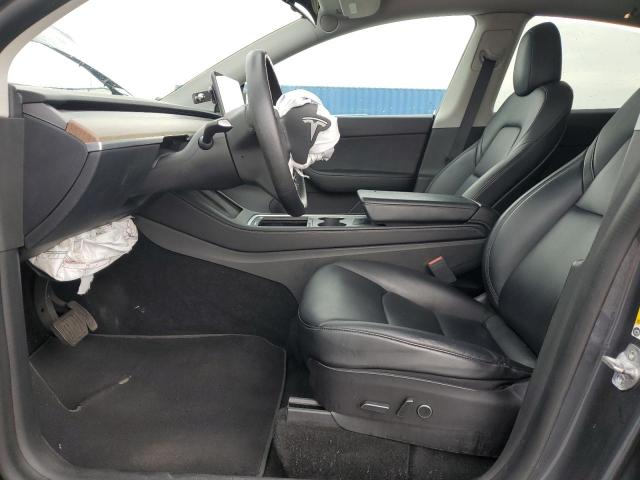 7SAYGDEEXNF480814 - 2022 TESLA MODEL Y 灰色 照片 7