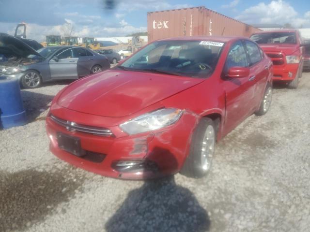 1C3CDFFA0GD817951 - 2016 DODGE DART SXT SPORT RED photo 2