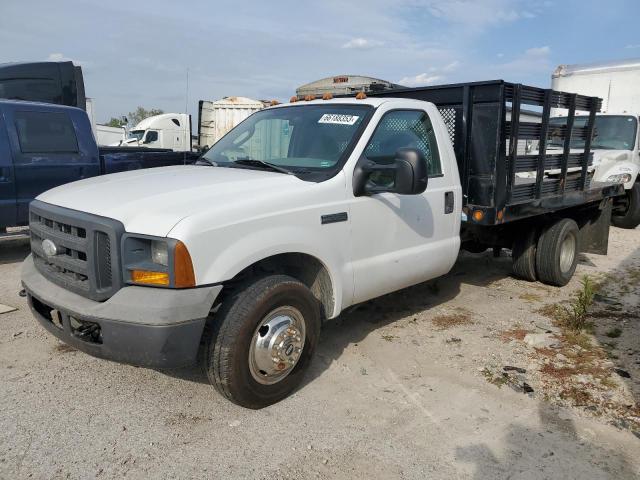 1FDWF36505EB83337 - 2005 FORD F350 SUPER DUTY WHITE photo 1