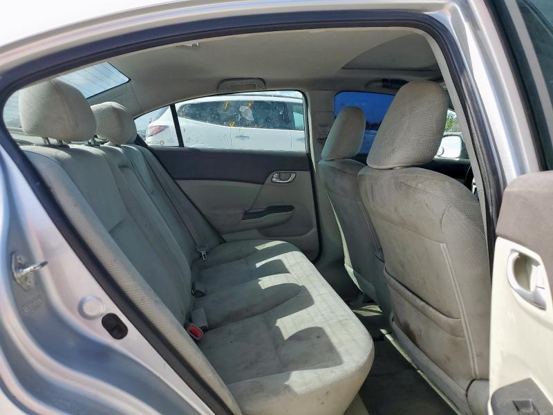2HGFB2F85CH531354 - 2012 HONDA CIVIC EX SILVER photo 10
