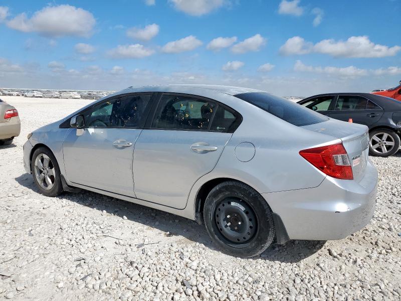 2HGFB2F85CH531354 - 2012 HONDA CIVIC EX SILVER photo 2