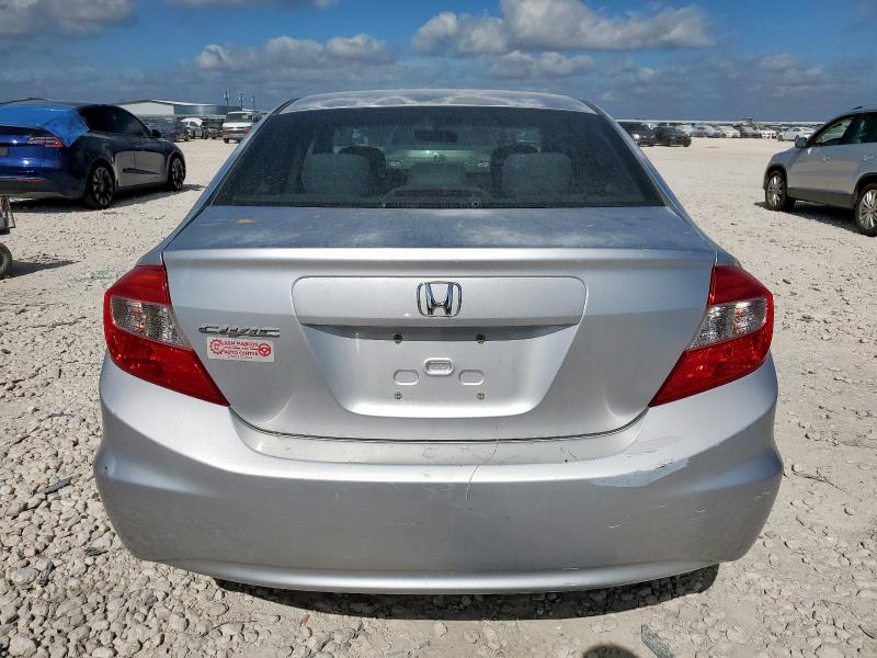 2HGFB2F85CH531354 - 2012 HONDA CIVIC EX SILVER photo 6