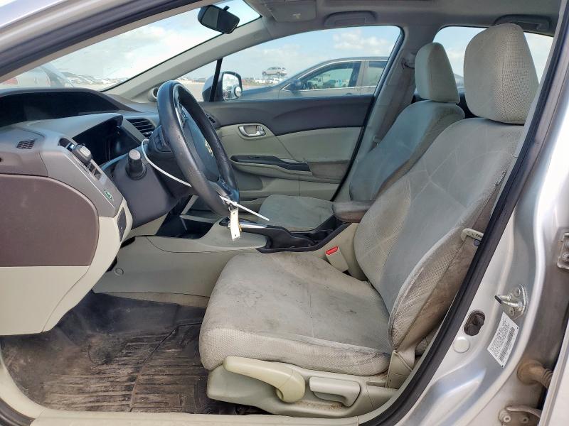 2HGFB2F85CH531354 - 2012 HONDA CIVIC EX SILVER photo 7
