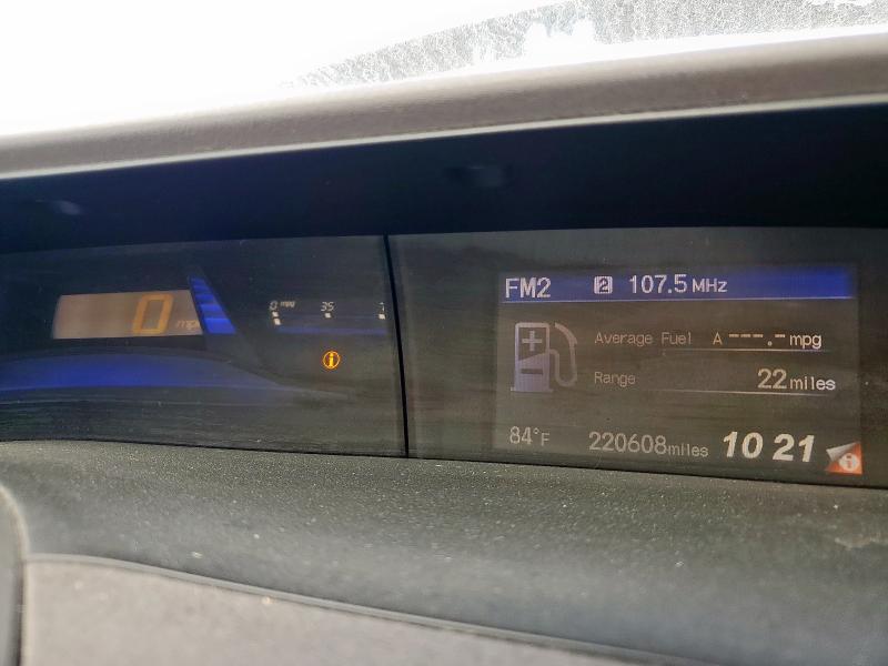 2HGFB2F85CH531354 - 2012 HONDA CIVIC EX SILVER photo 9