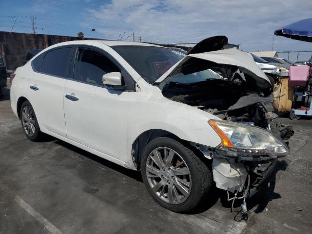 3N1AB7AP6FY243638 - 2015 NISSAN SENTRA S WHITE photo 4