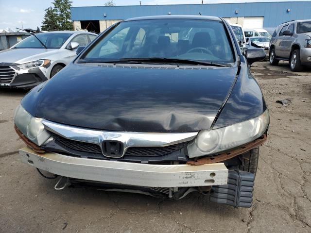 2HGFA16609H343197 - 2009 HONDA CIVIC LX-S Սև լուսանկար 5