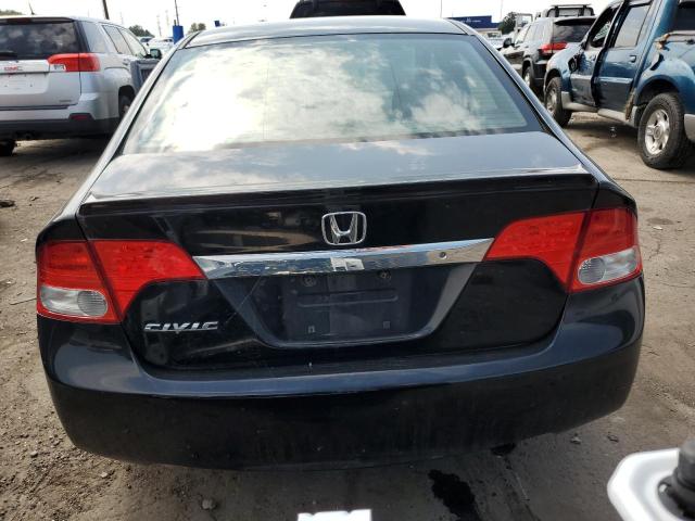 2HGFA16609H343197 - 2009 HONDA CIVIC LX-S Սև լուսանկար 6