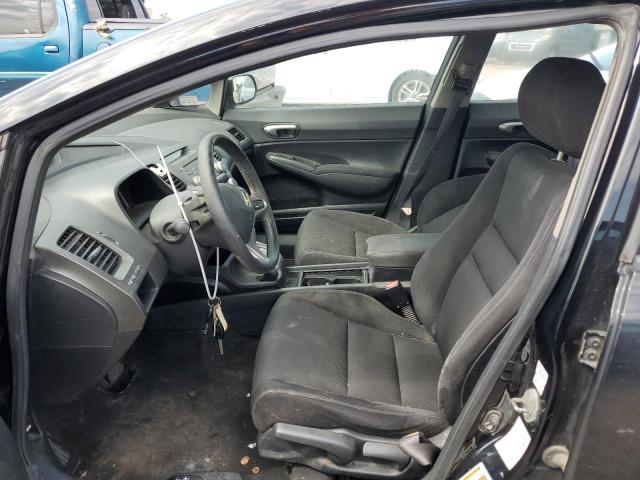 2HGFA16609H343197 - 2009 HONDA CIVIC LX-S Սև լուսանկար 7