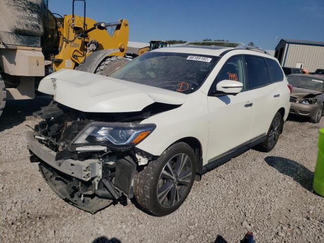 5N1DR2MN8JC608255 - 2018 NISSAN PATHFINDER S WHITE photo 2