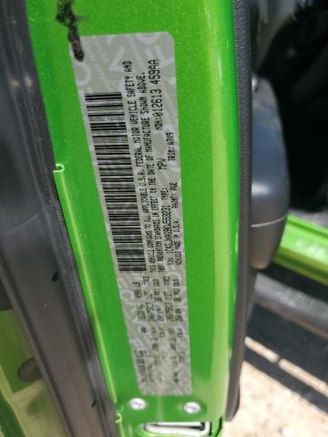 1C4GJXAG9KW553231 - 2019 JEEP WRANGLER SPORT 绿色 照片 12