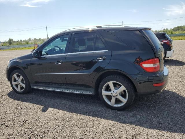 4JGBB8GB8AA582154 - 2010 MERCEDES-BENZ ML 350 4MATIC BLACK photo 2