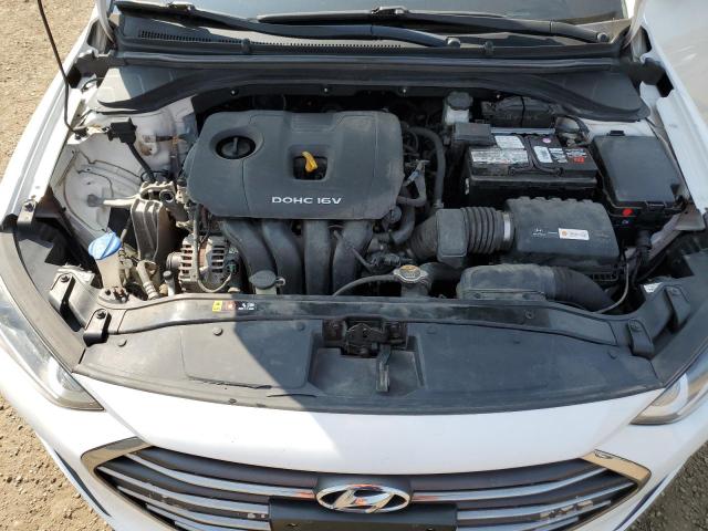 KMHD84LF3JU540515 - 2018 HYUNDAI ELANTRA SEL WHITE photo 11