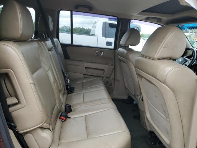 5FNYF3H5XCB013881 - 2012 HONDA PILOT EXL მუქწითელი ფოტო 11