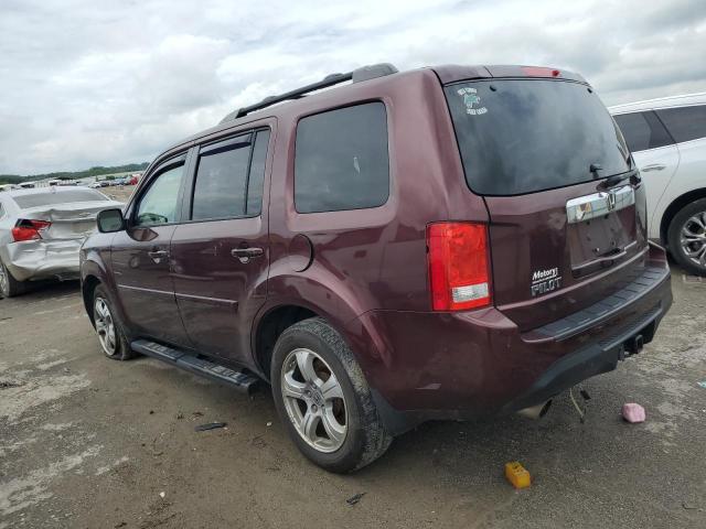 5FNYF3H5XCB013881 - 2012 HONDA PILOT EXL მუქწითელი ფოტო 2