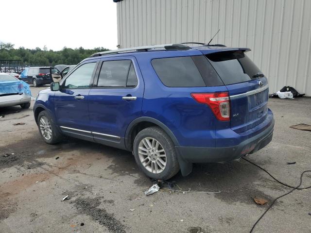 1FM5K8D81EGC08784 - 2014 FORD EXPLORER XLT BLUE photo 2