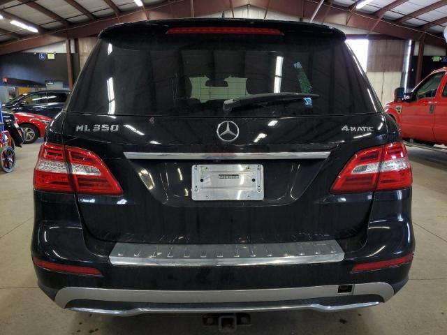 4JGDA5HB8CA022906 - 2012 MERCEDES-BENZ ML 350 4MATIC BLACK photo 6