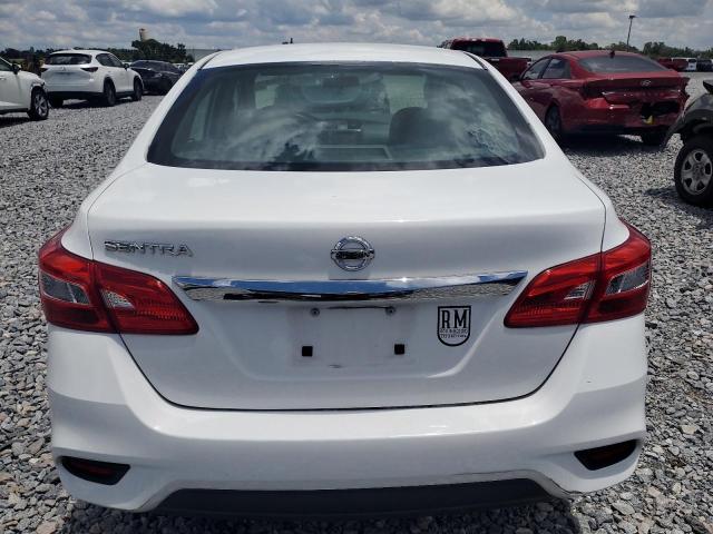 3N1AB7AP6KY250454 - 2019 NISSAN SENTRA S WHITE photo 6