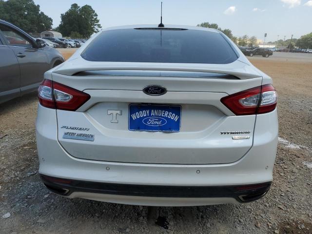 3FA6P0K98ER182190 - 2014 FORD FUSION TITANIUM WHITE photo 6