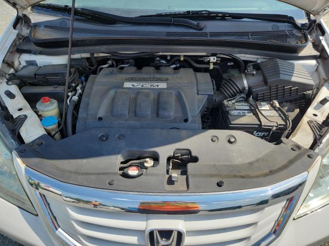 5FNRL3H78AB030240 - 2010 HONDA ODYSSEY EXL WHITE photo 12