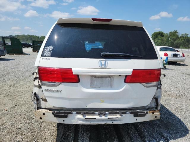 5FNRL3H78AB030240 - 2010 HONDA ODYSSEY EXL WHITE photo 6