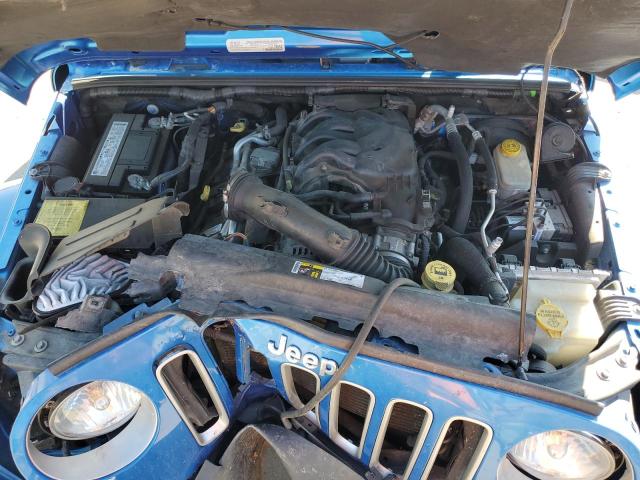 1C4AJWBG4GL147266 - 2016 JEEP WRANGLER SAHARA BLUE photo 12