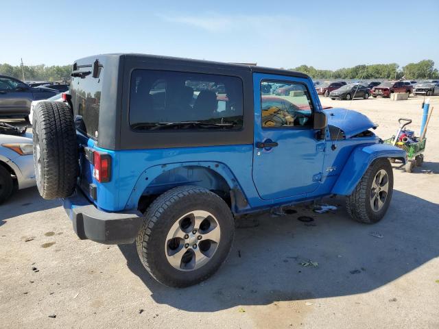 1C4AJWBG4GL147266 - 2016 JEEP WRANGLER SAHARA BLUE photo 3