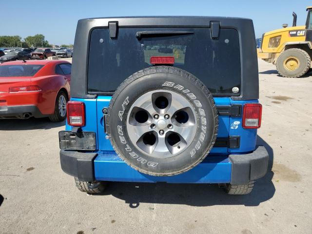 1C4AJWBG4GL147266 - 2016 JEEP WRANGLER SAHARA BLUE photo 6