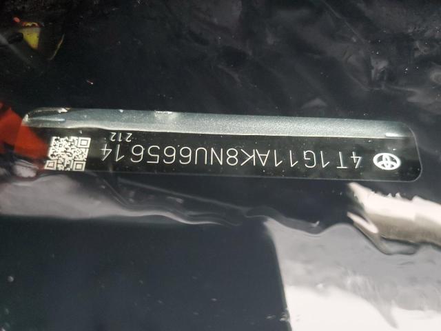 4T1G11AK8NU665614 - 2022 TOYOTA CAMRY SE 灰色 照片 12